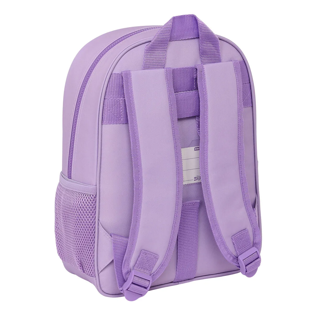 School Bag Stitch Sweet Blue Lilac 26 x 34 x 11 cm