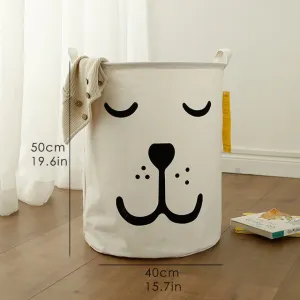 Sleep Dog Printed Quilted Storage Bag With Handle Storage Bin Closet Toy Box Container Organizer Fab