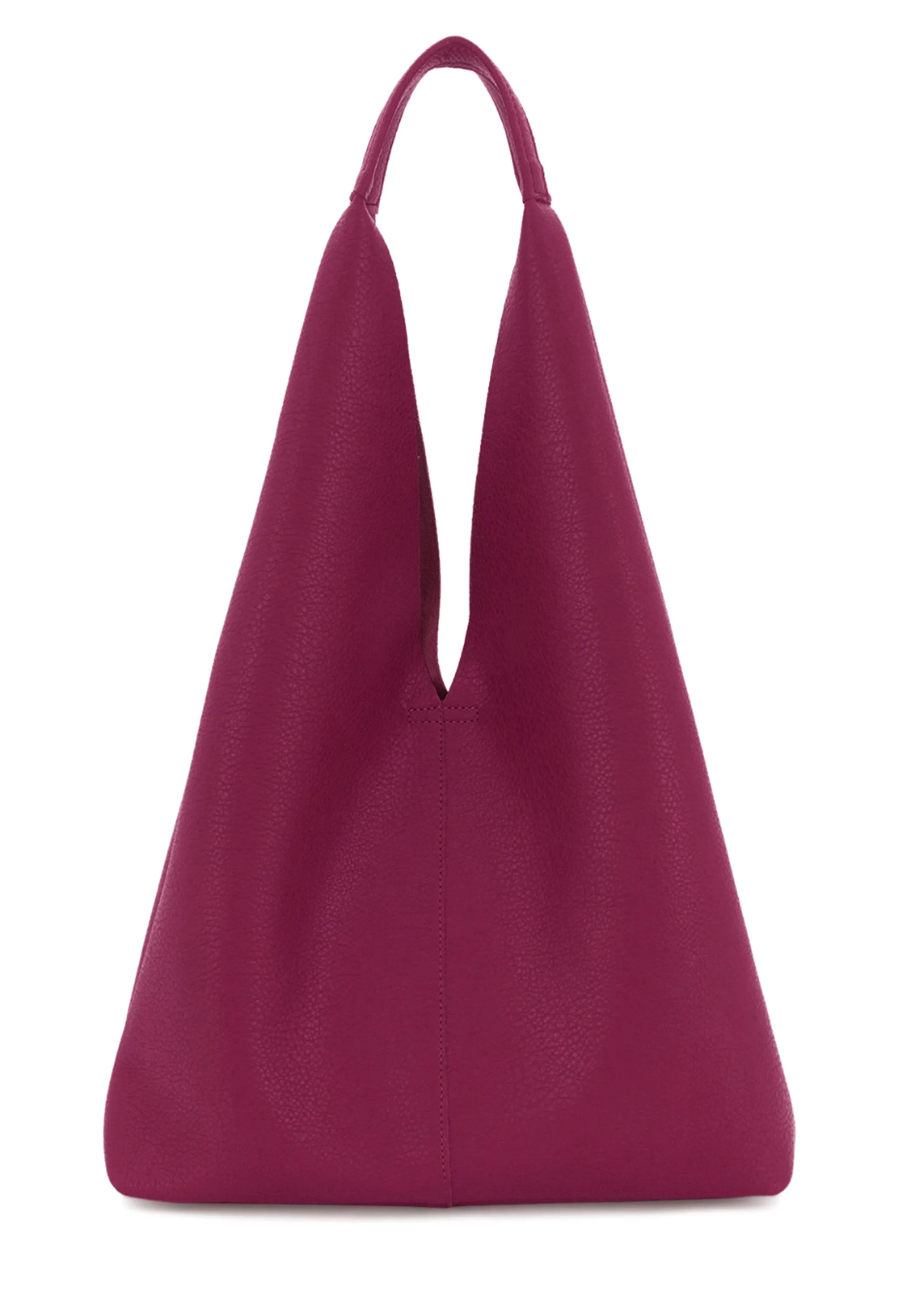 Slouchy 2 in 1 Tote Bag Burgundy