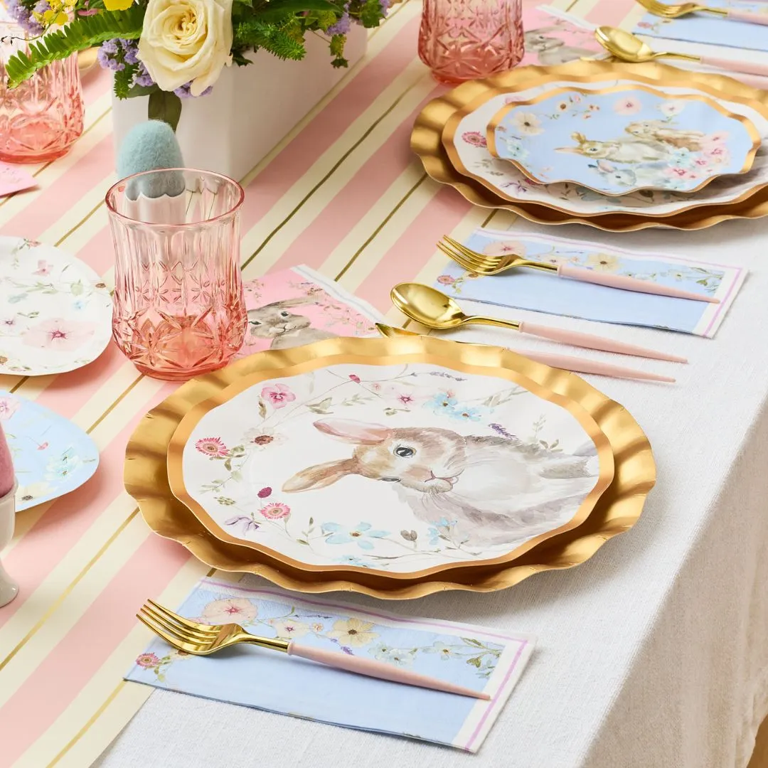 Sophistiplate Wavy Paper Dinner Plates – 8pk – Charming Easter