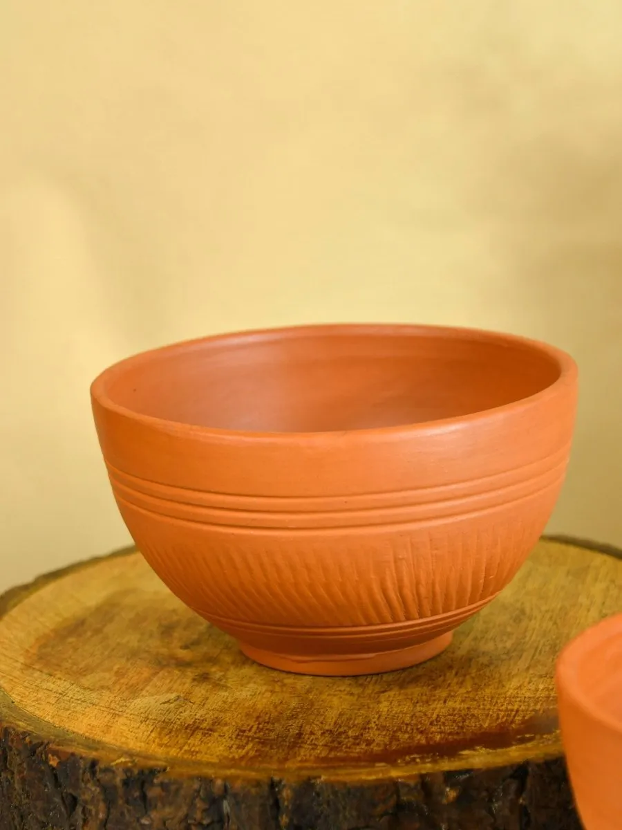 Sowpeace Handcrafted Terracotta Soup Bowl: Artful Kitchenware & Decor