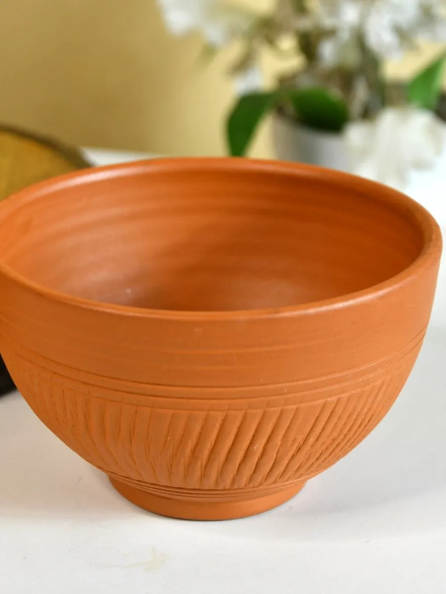 Sowpeace Handcrafted Terracotta Soup Bowl: Artful Kitchenware & Decor