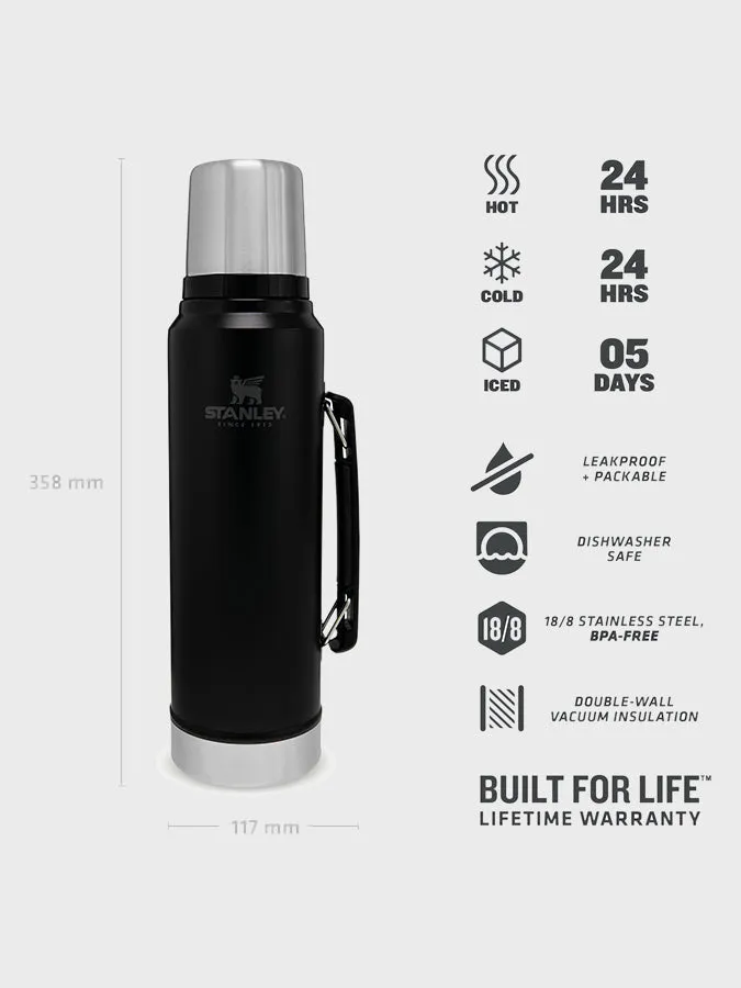 Stanley Legendary Classic Vacuum Insulated Flask Bottle 1.0L