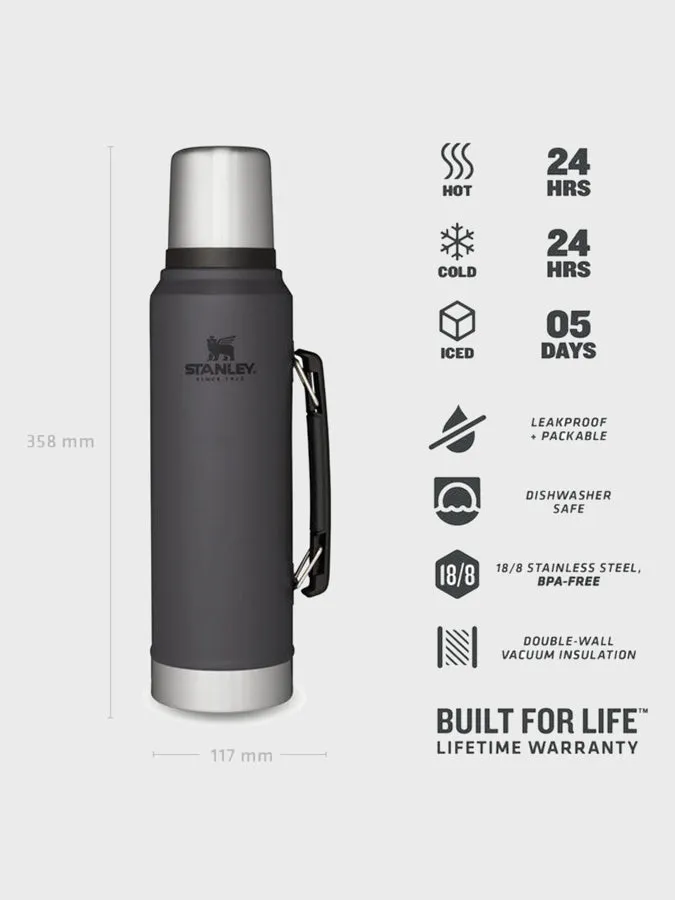 Stanley Legendary Classic Vacuum Insulated Flask Bottle 1.0L