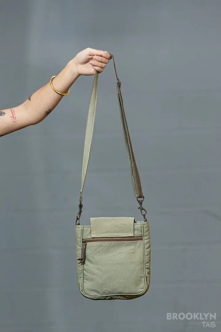 Star Crossbody Canvas Bag