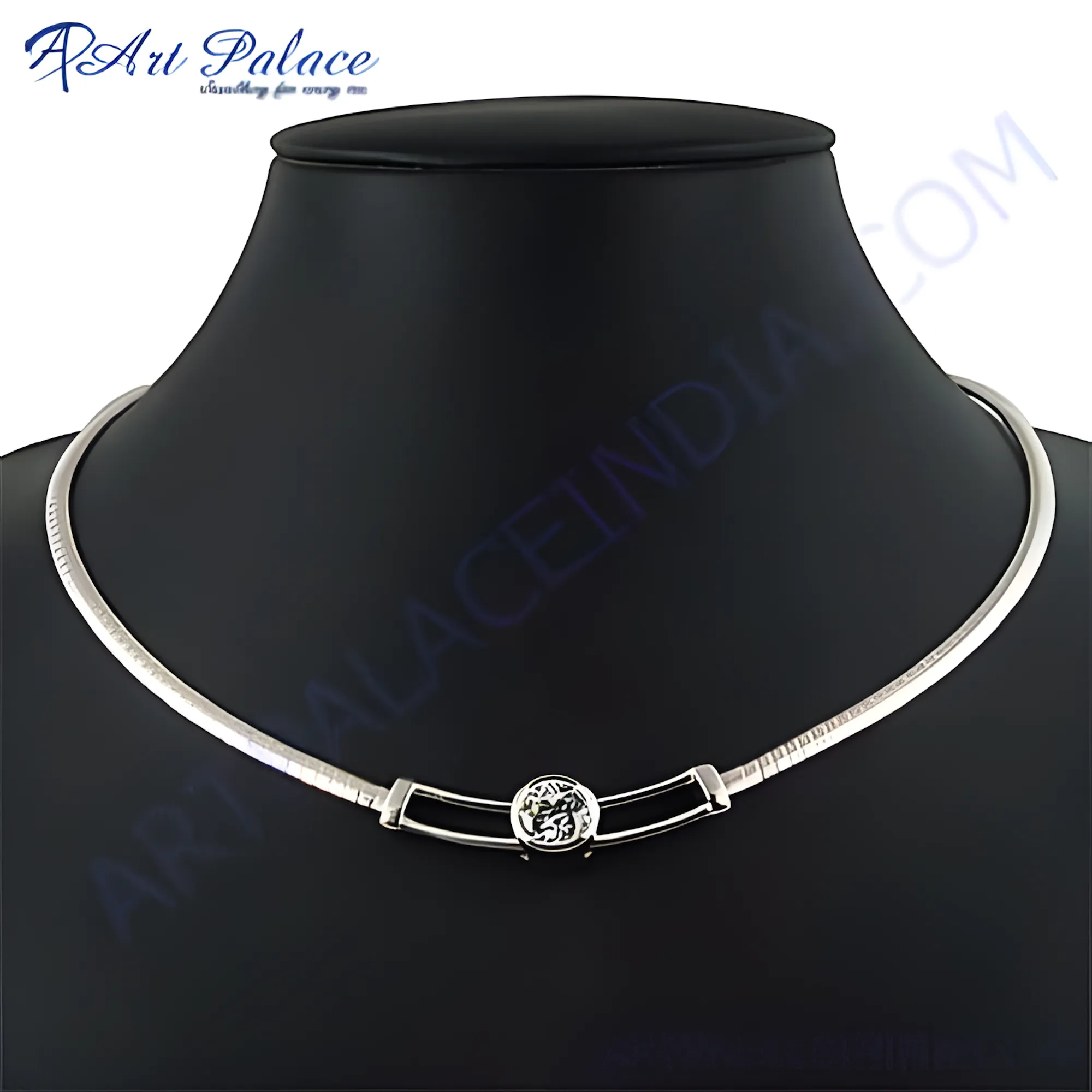 Stunning Genuine Cubic Zirconia Gemstone Silver Necklace - Elegant Jewelry