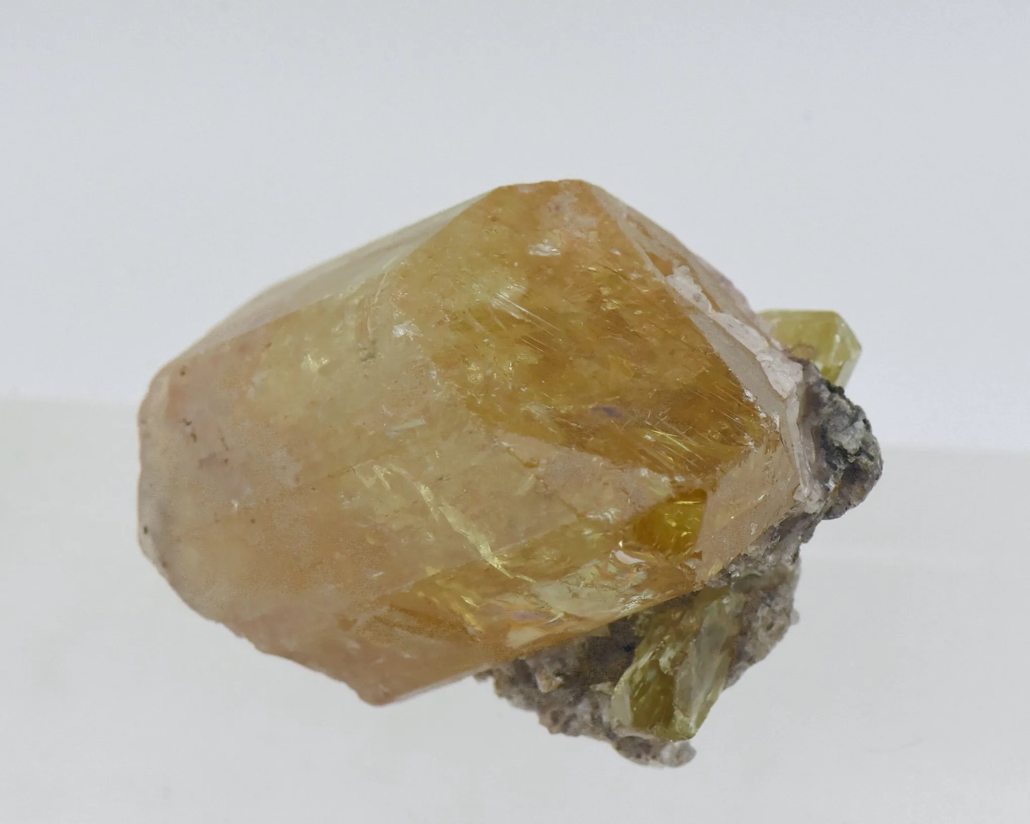 Stunning Yellow Fluorapatite Crystal Mineral Specimen - Mexico