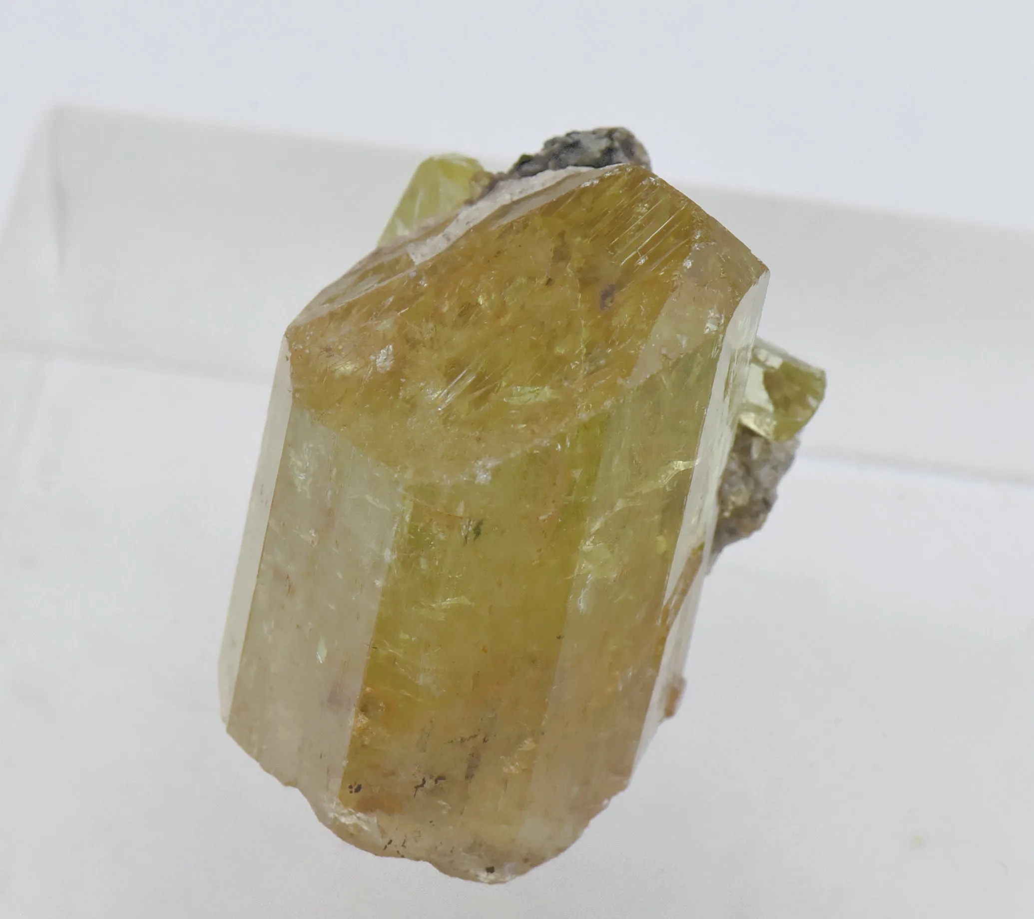 Stunning Yellow Fluorapatite Crystal Mineral Specimen - Mexico