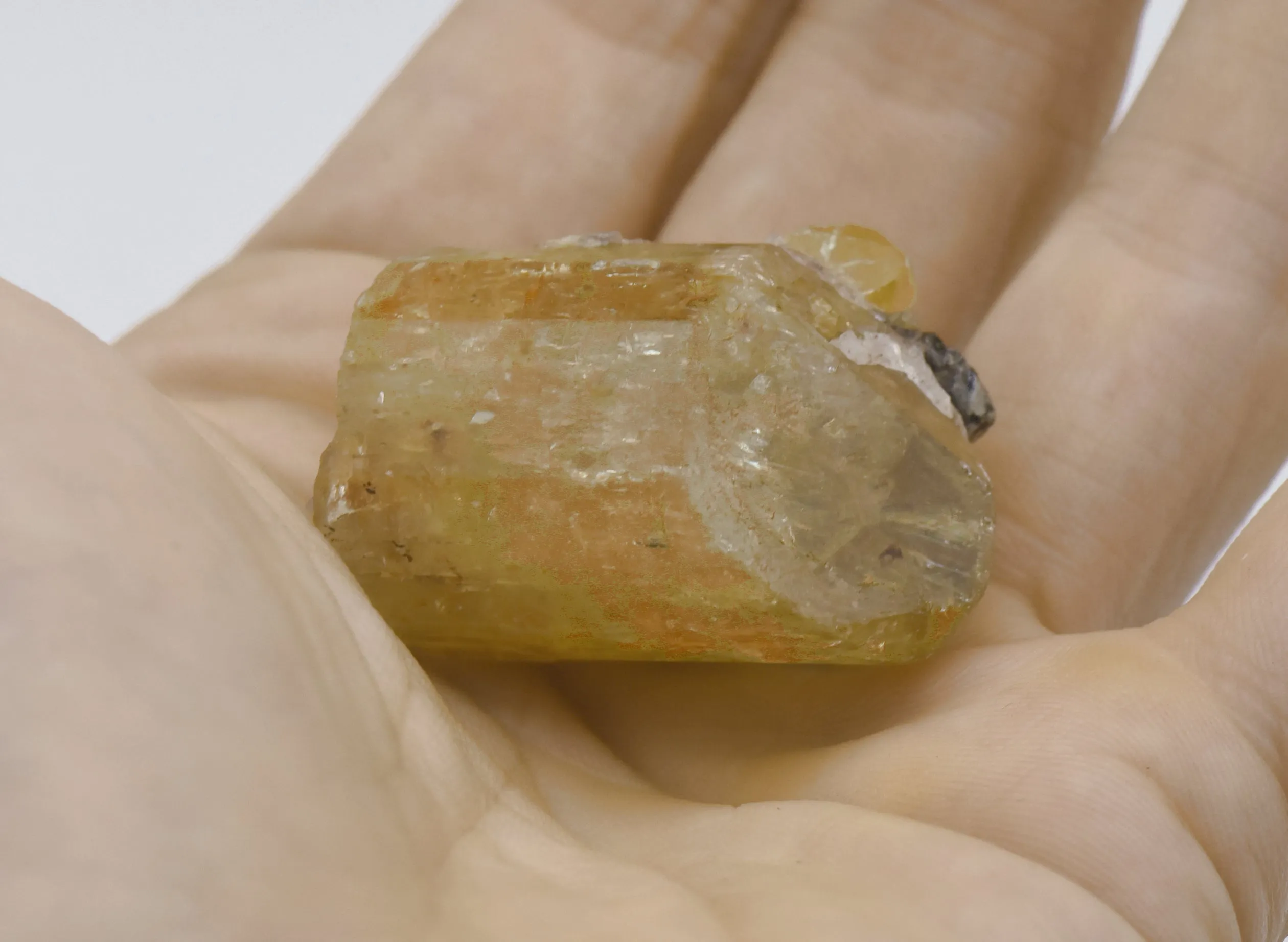 Stunning Yellow Fluorapatite Crystal Mineral Specimen - Mexico