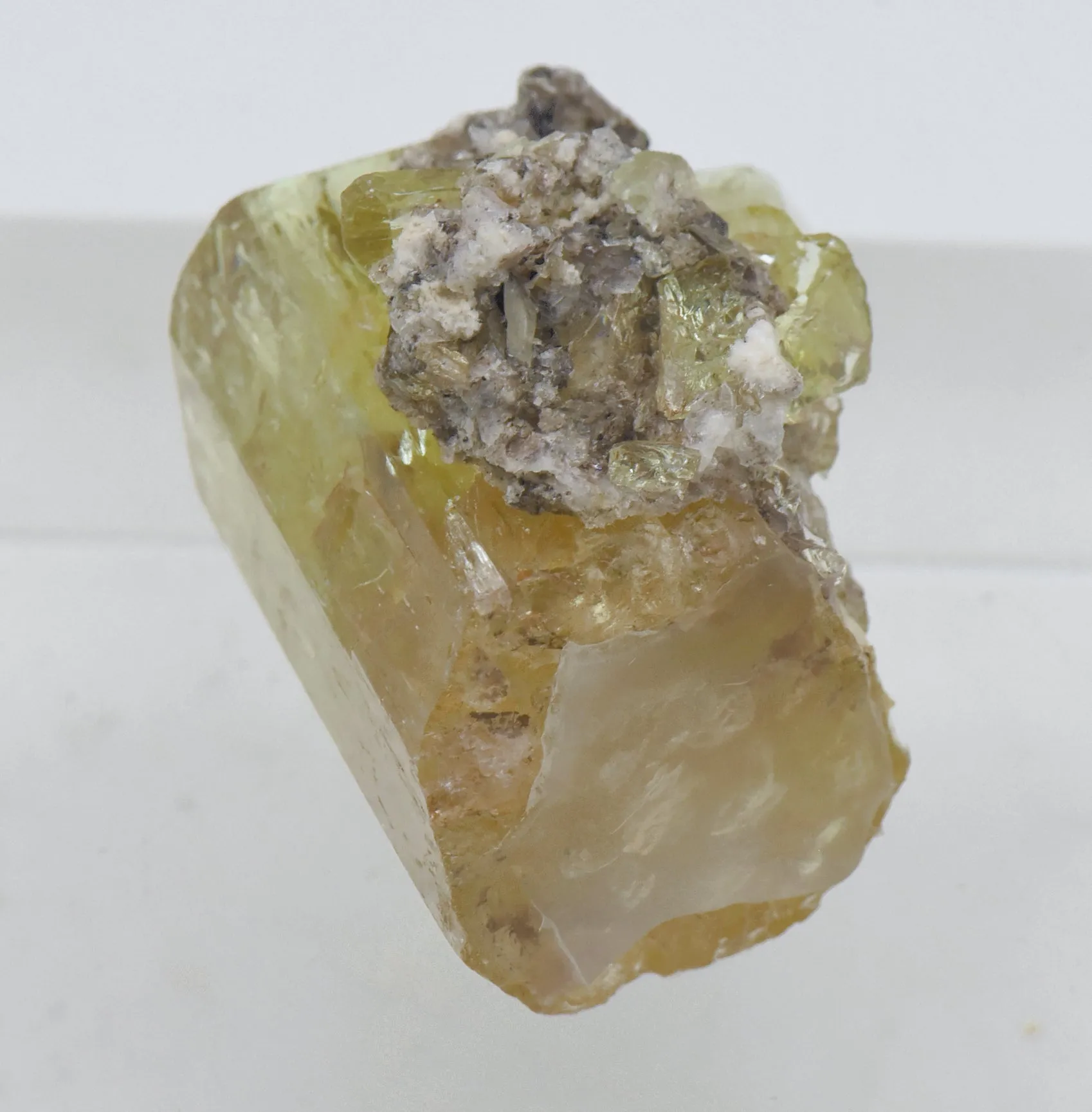 Stunning Yellow Fluorapatite Crystal Mineral Specimen - Mexico