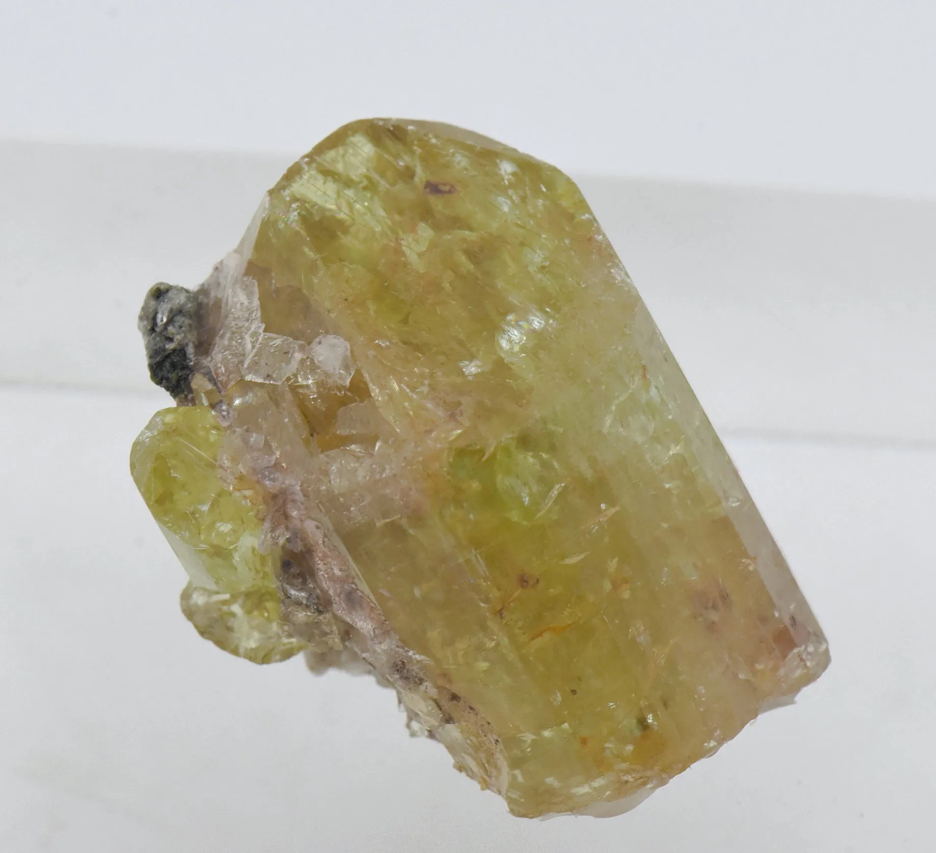 Stunning Yellow Fluorapatite Crystal Mineral Specimen - Mexico