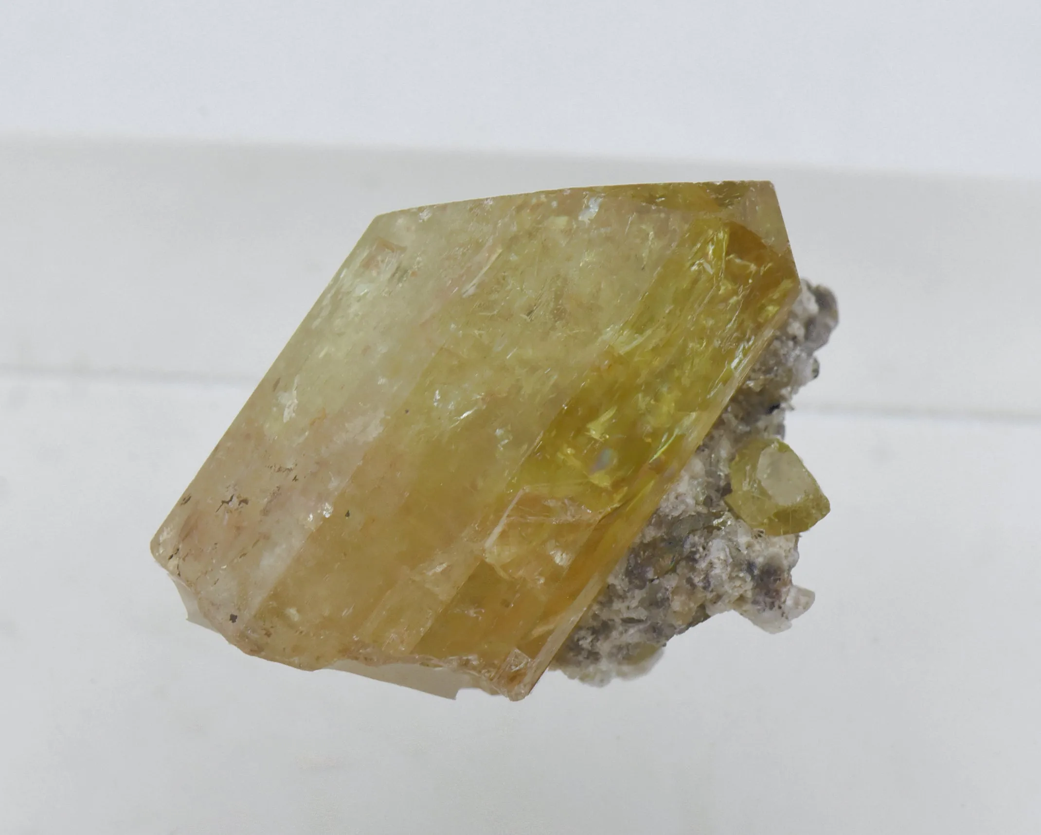 Stunning Yellow Fluorapatite Crystal Mineral Specimen - Mexico