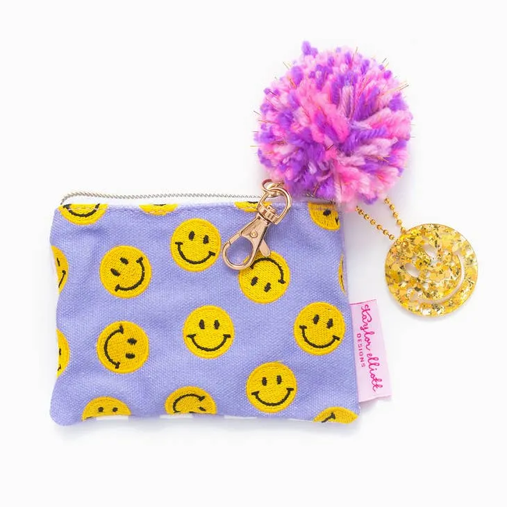 Tassel & Pom Pom Zipper Pouches with Keychains ~ Multiple Styles & Sizes