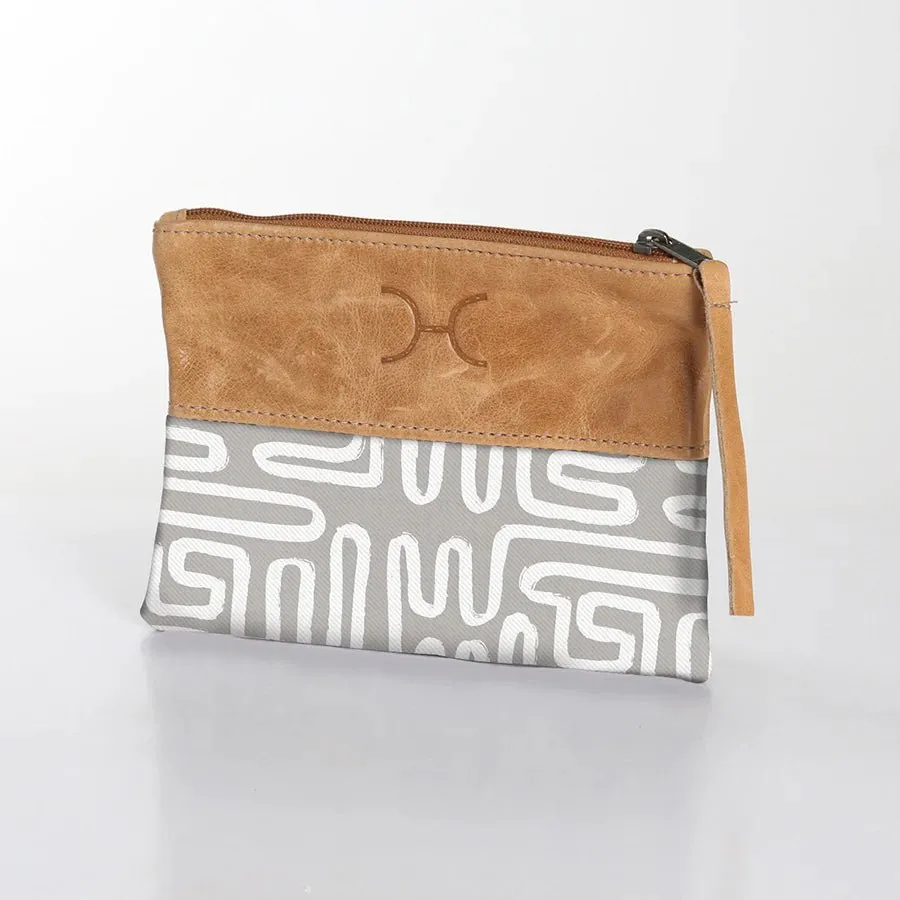 Thandana Laminated Fabric With Leather Pouch | New Designs