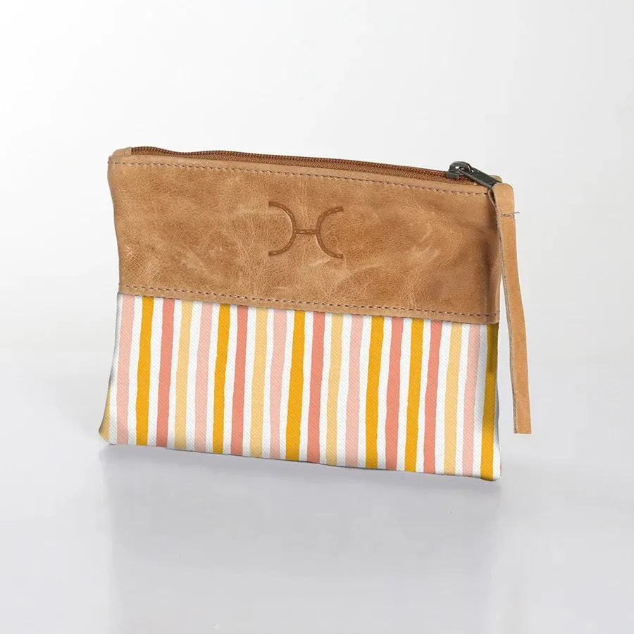 Thandana Laminated Fabric With Leather Pouch | New Designs