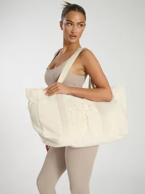 The 'Everyday' Aspen Logo Tote In Vanilla