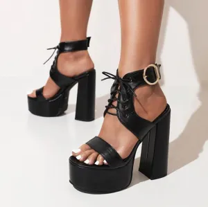 Tie Me Up - In the Dark Sandal