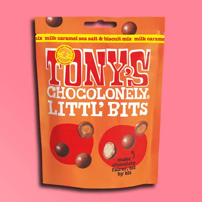 Tony's Chocolonely - Littl' Bits - Milk Caramel Sea Salt Biscuit Mix