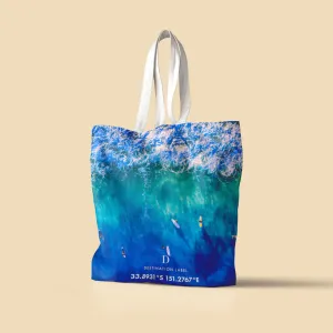 Tote Bag by Destination Label - Blue Boards