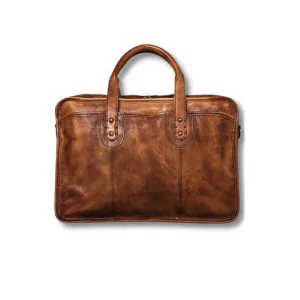 Tucson Full Grain Leather Briefcase Bag