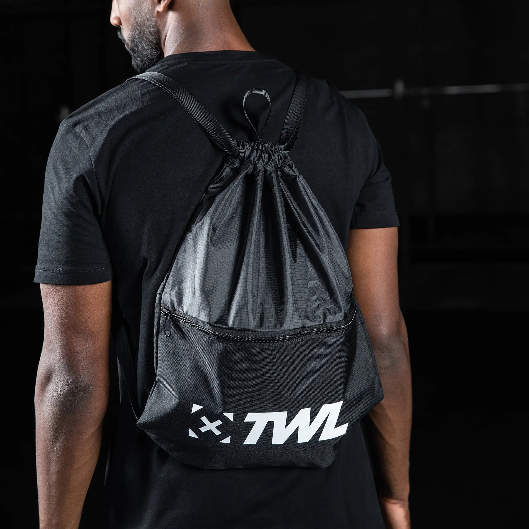 TWL - PREMIUM DRAWSTRING BAG - BLACK