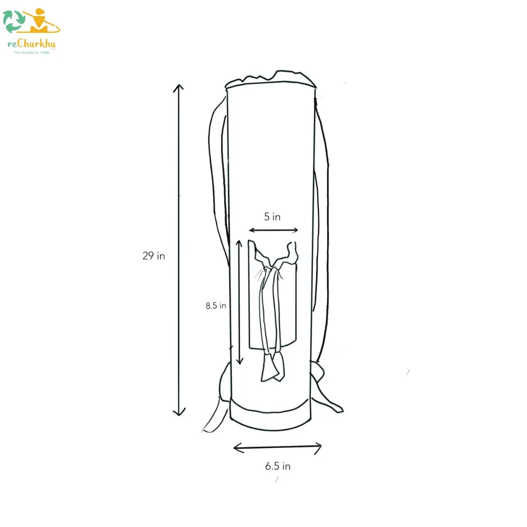 Upcycled Handwoven Yoga Bag (YB1124-009)