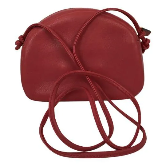 Valentino Women's Quilted Crossbody Bag Logo Details Red Color Sz Mini