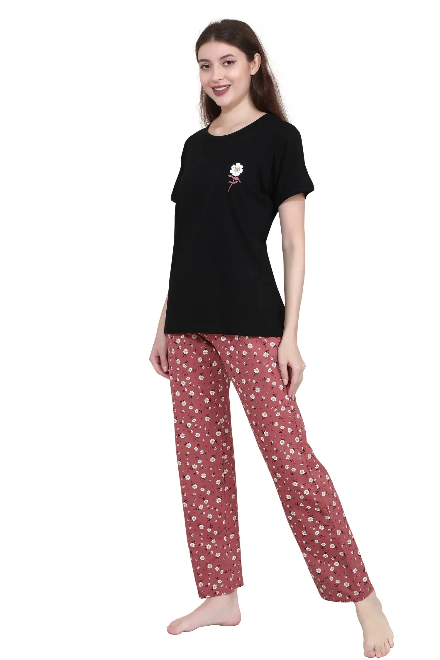 Velure Stunning Floral Print Pajama Set