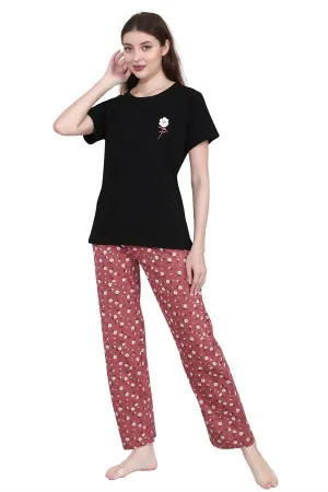 Velure Stunning Floral Print Pajama Set