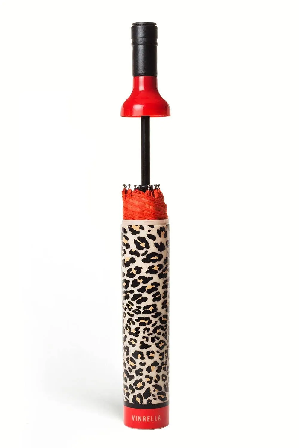 Vinrella - Leopard Print Bottle Umbrella