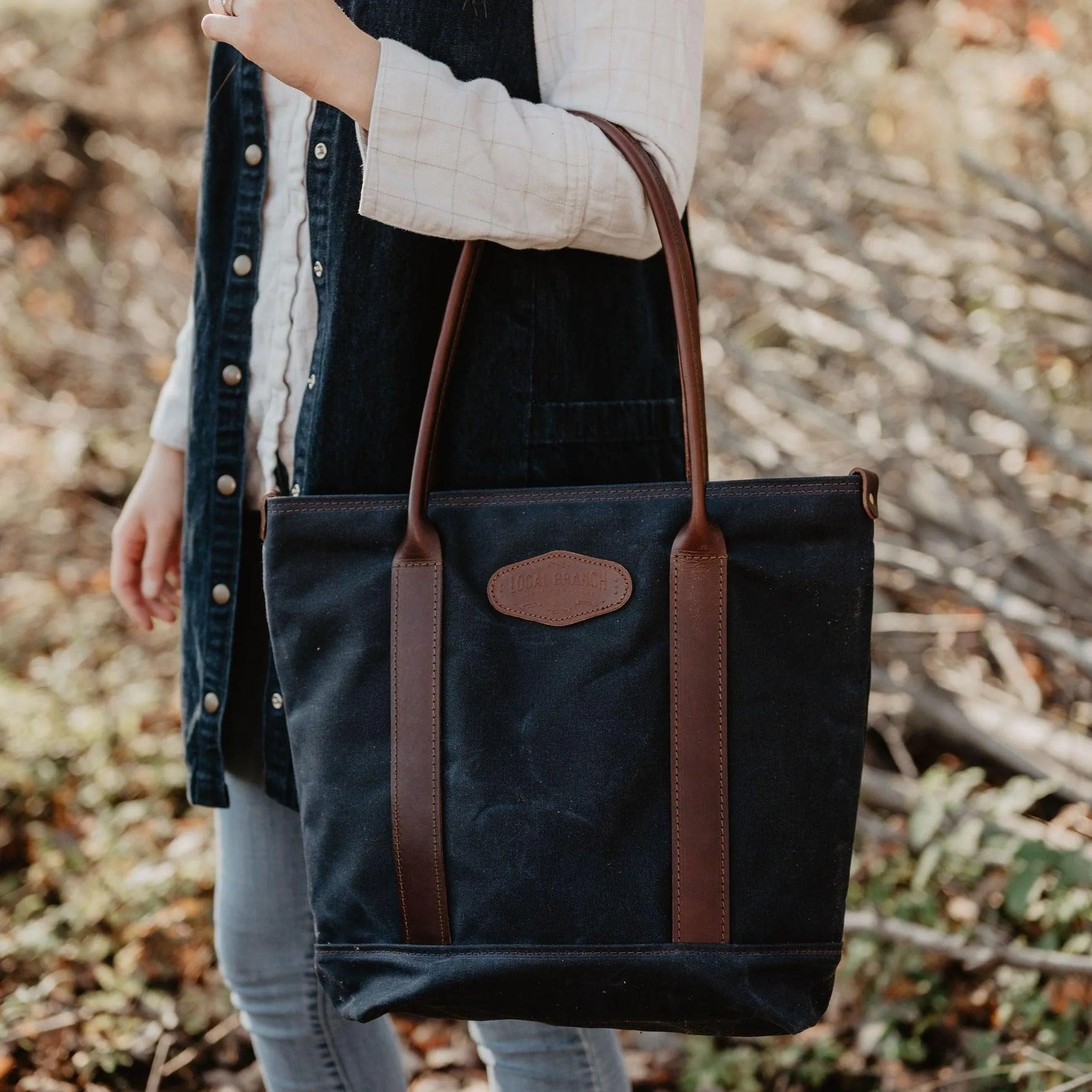 Voyager Waxed Canvas Tote - USA Made