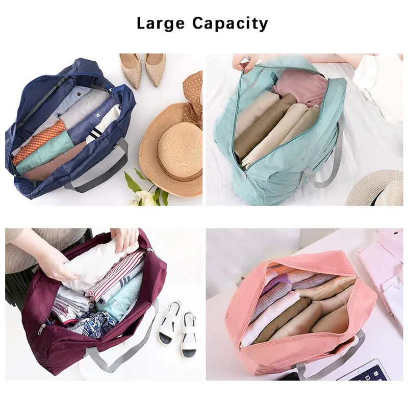 Waterproof Travel Foldable Duffle Organizers Large Capacity Luggage Bag