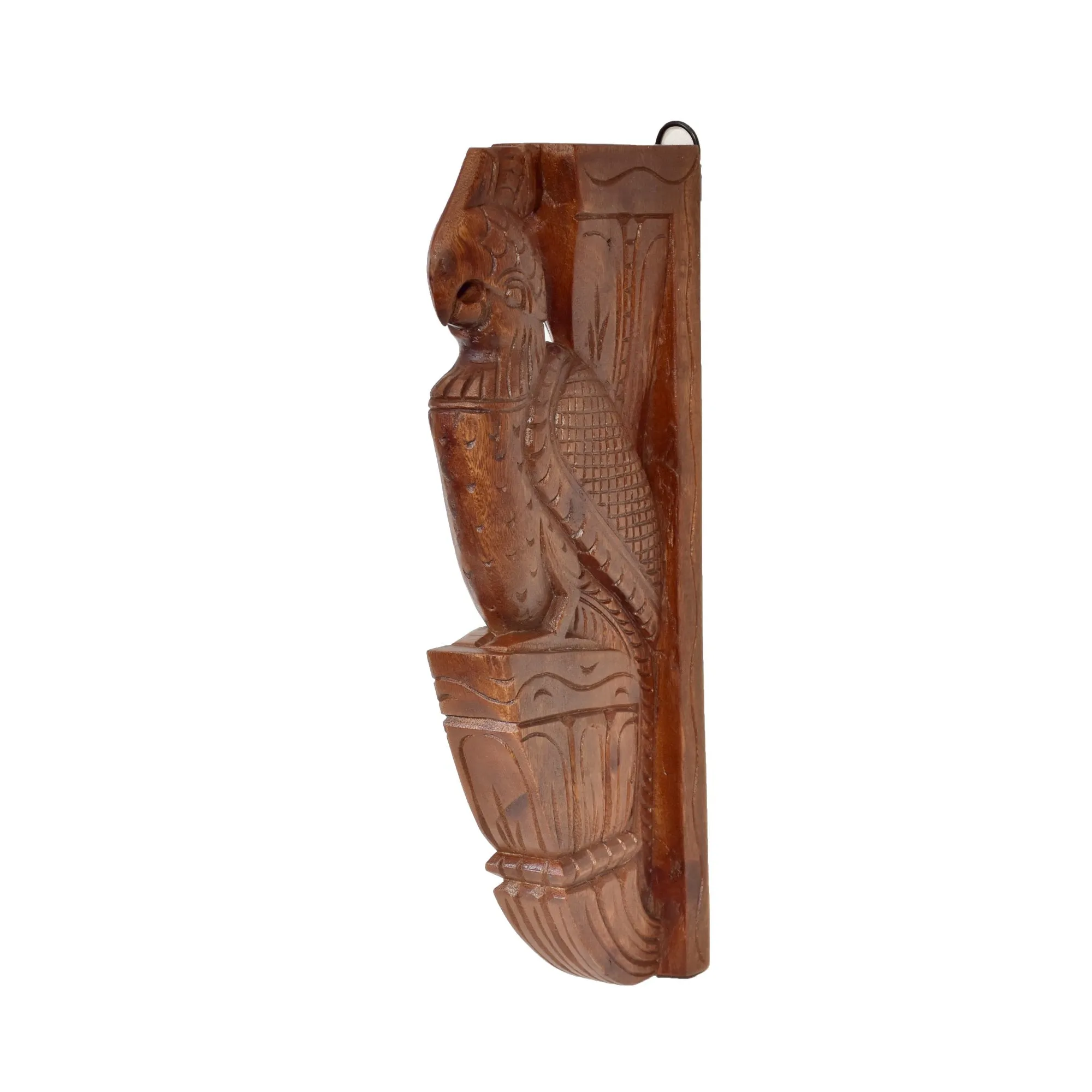 Wooden Simple carved Bird Door Bracket