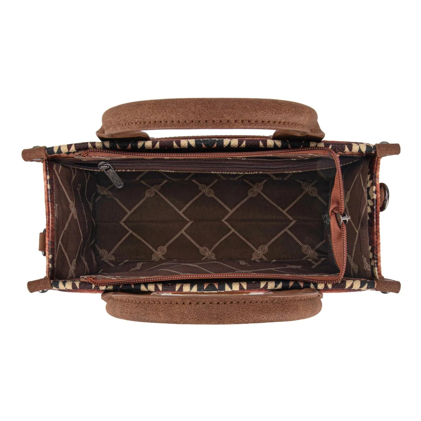 Wrangler Southwestern Burst Crossbody Brown