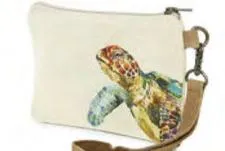 Wristlet Sea Turtle Canvas 5x8" 901093