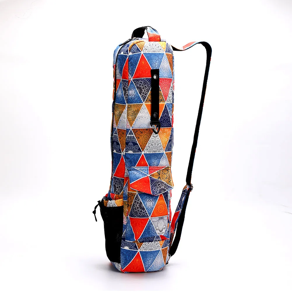 Yoga Mat Bag, Yoga Mat Carry Bag  with Multi-Functional Storage Pockets and Adjustable Shoulder Strap