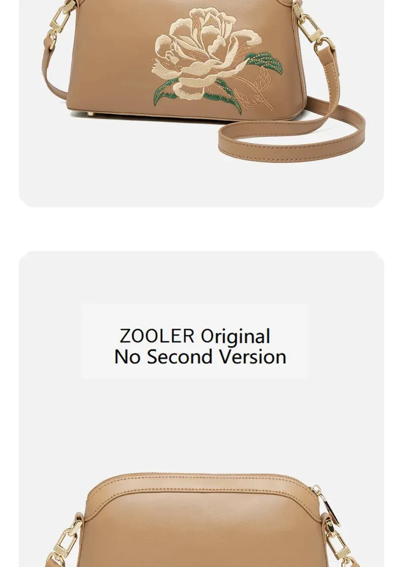 ZOOLER High-End Leather Single Shoulder Bag Business Purses